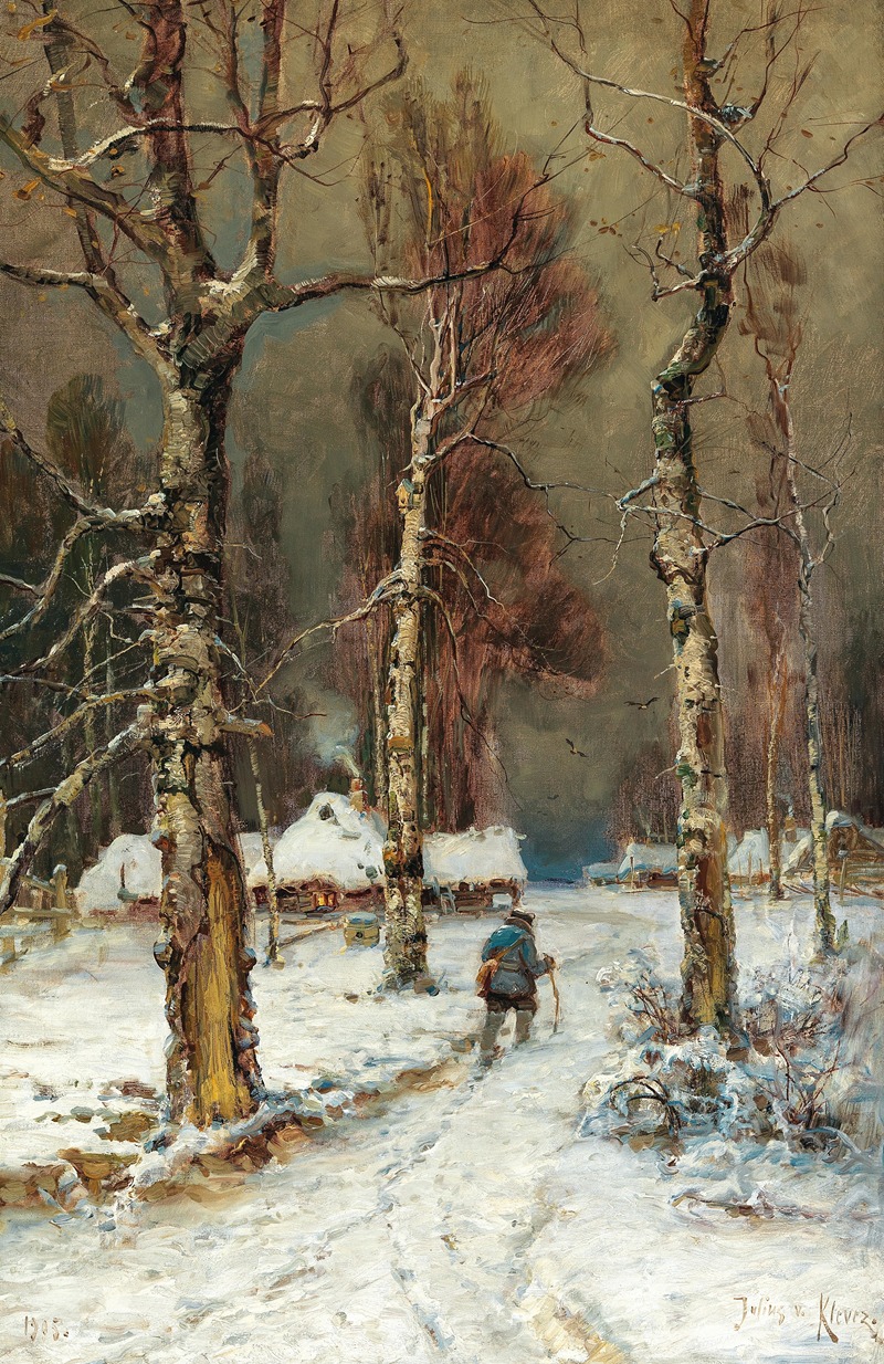 Julius Sergius Klever - A Winter Evening