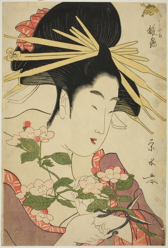 Ichirakutei Eisui - The Courtesan Hinazuru of the Chojiya