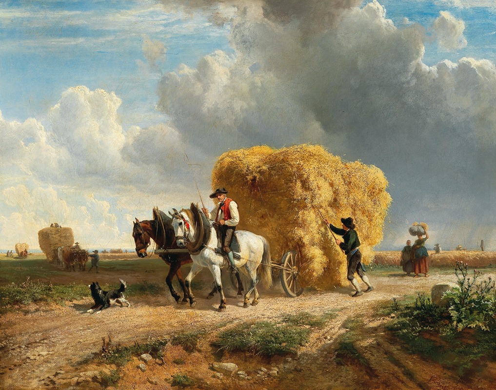 Ludwig Voltz - Haymaking