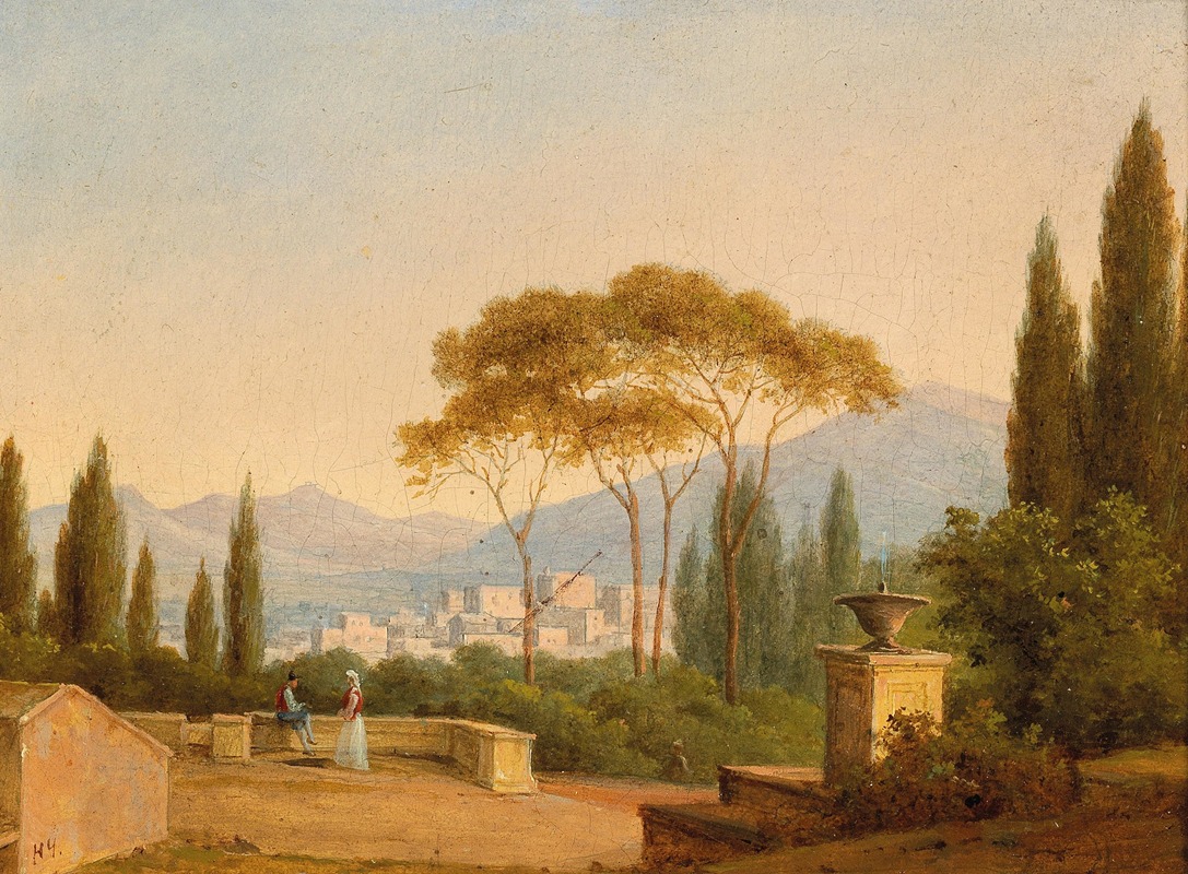 Nikanor Grigorevic Tschernezoff - Rome, Villa d’Este in Tivoli
