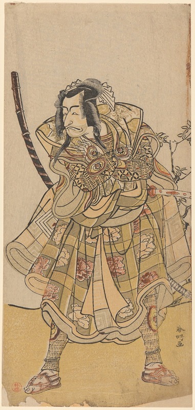 Katsukawa Shunchō - The Actor Ichikawa Danjuro as Samurai