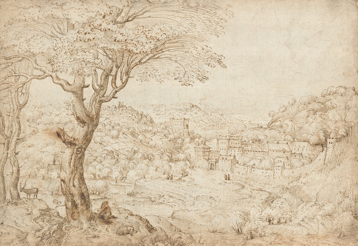 Pieter Bruegel The Elder - Landscape with the Penitence of Saint Jerome