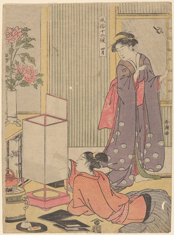 Katsukawa Shunchō - The Fourth Month (Shigatsu)