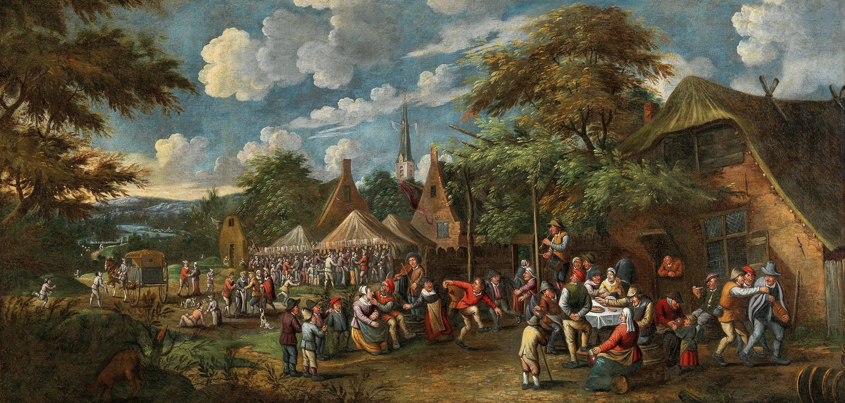 Rutger Verburgh - A village kermesse