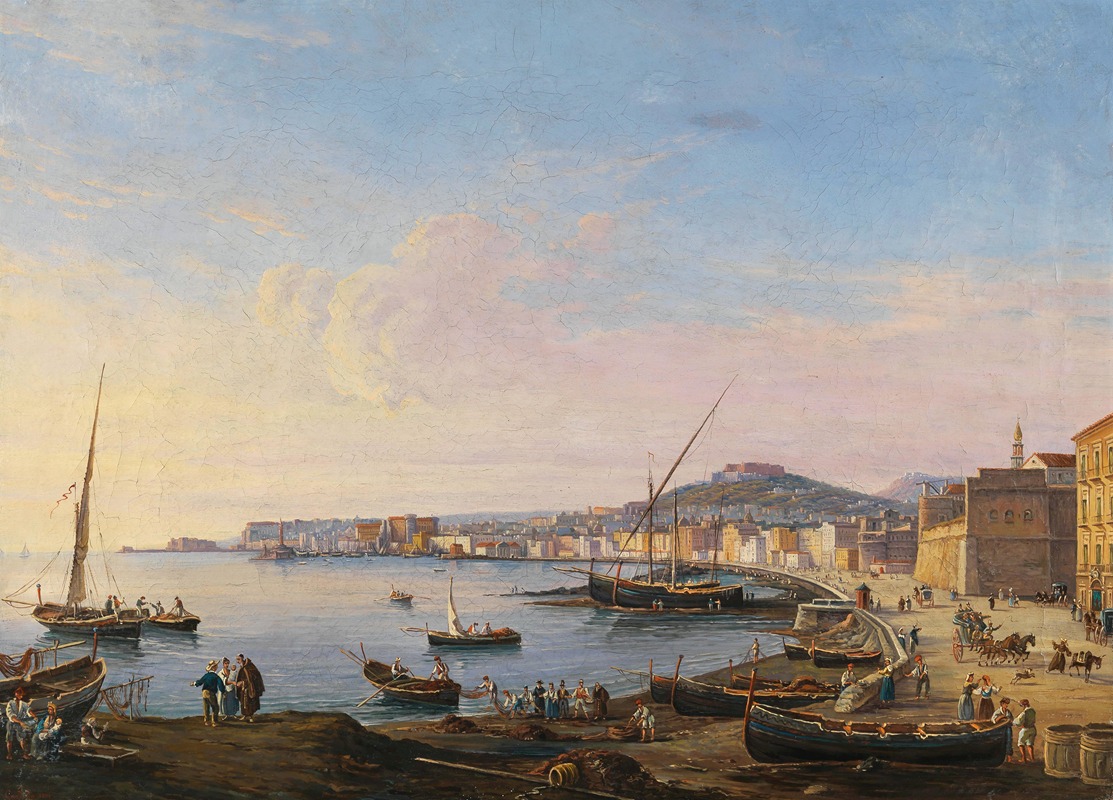 Salvatore Candido - Naples, a view of the Marinella