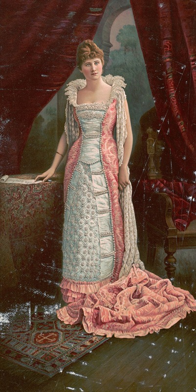 Anonymous - Woman in pearl dress