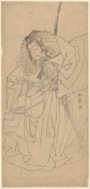 Katsukawa Shunshō - An Actor of the Ichikawa Family with Sword