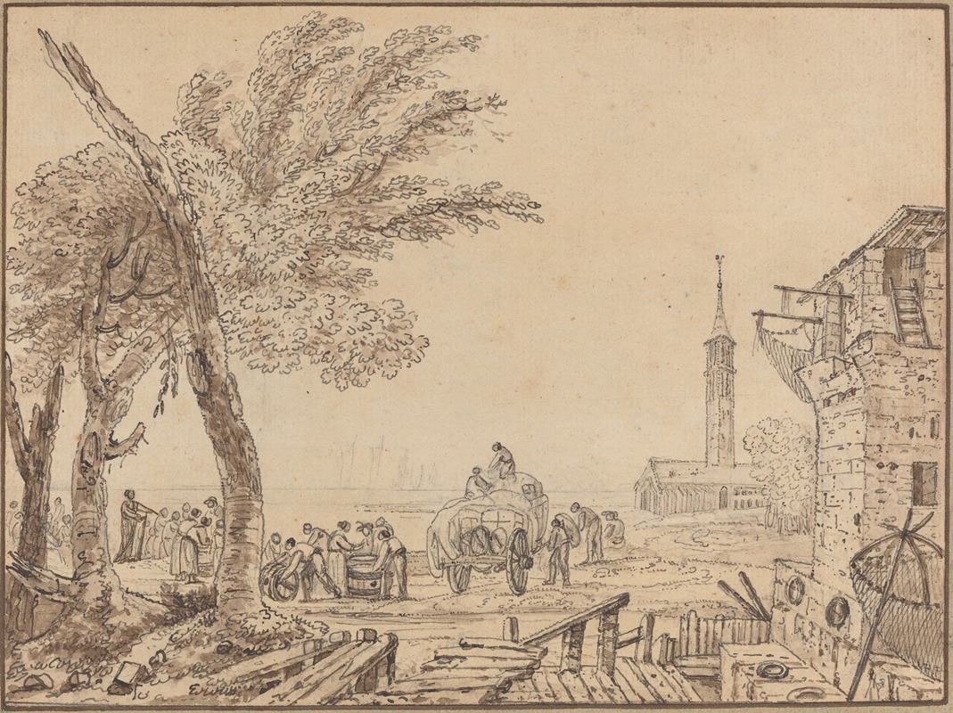 Anonymous - View of a Port