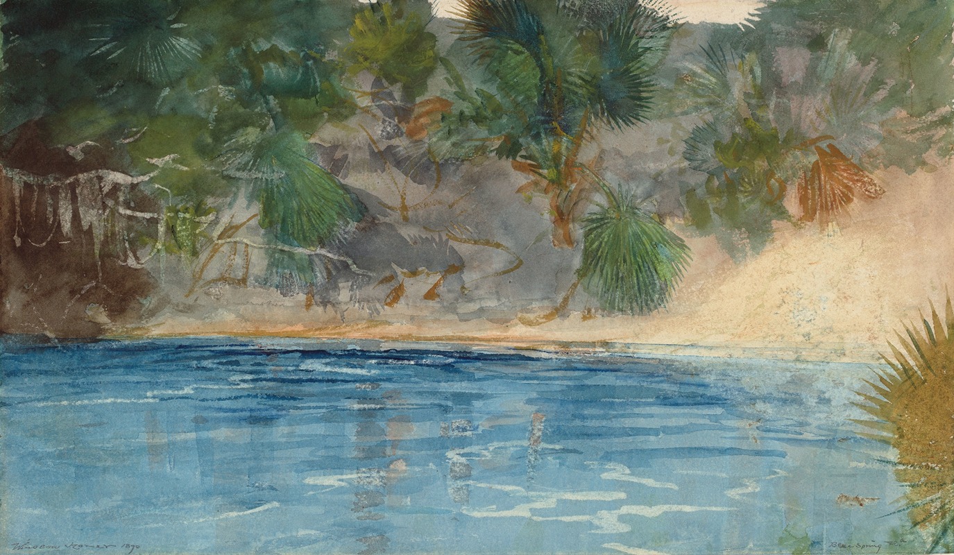Winslow Homer - Blue Spring, Florida