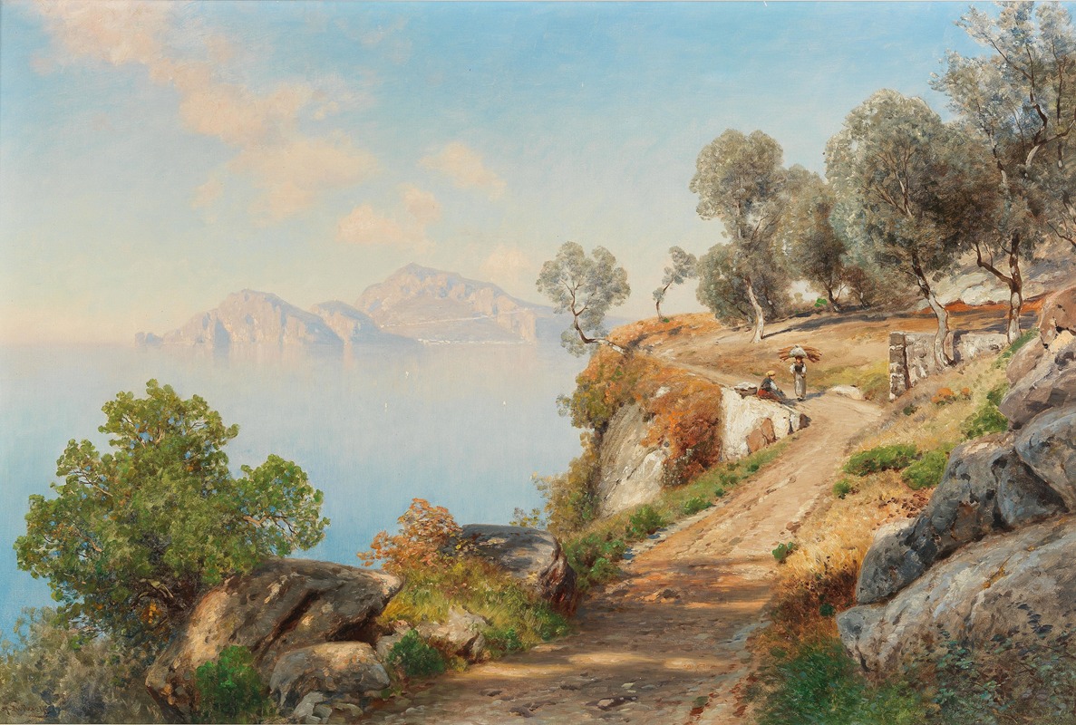 Ascan Lutteroth - View of Capri