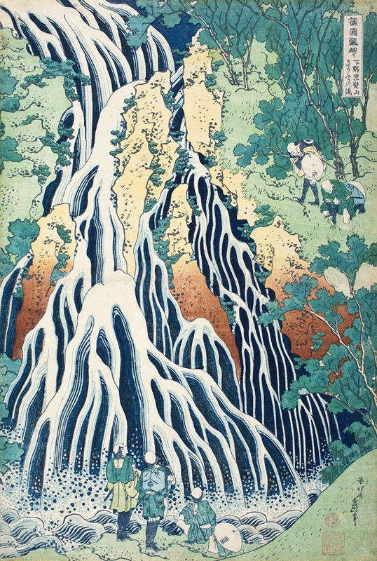 Katsushika Hokusai - Falls of Kirifuri at Mt. Kurokami, Shimotsuke Province