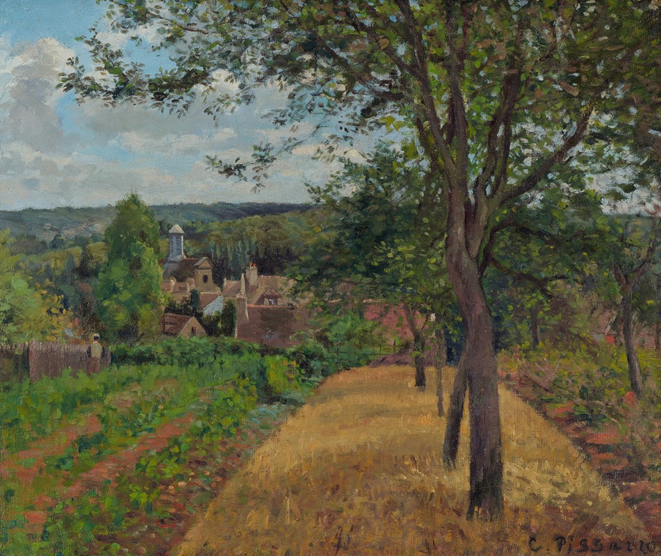 Camille Pissarro - Orchards at Louveciennes