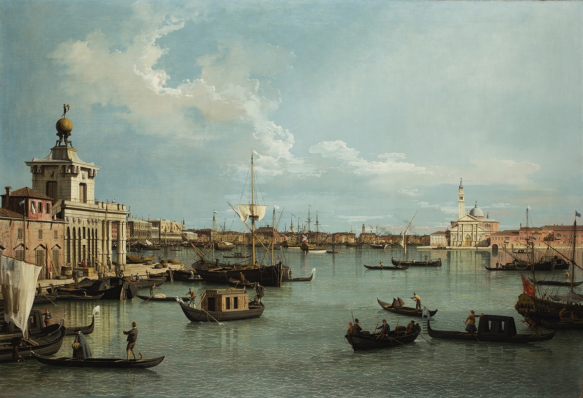 Canaletto - Venice, the Bacino di San Marco from the Canale della Giudecca