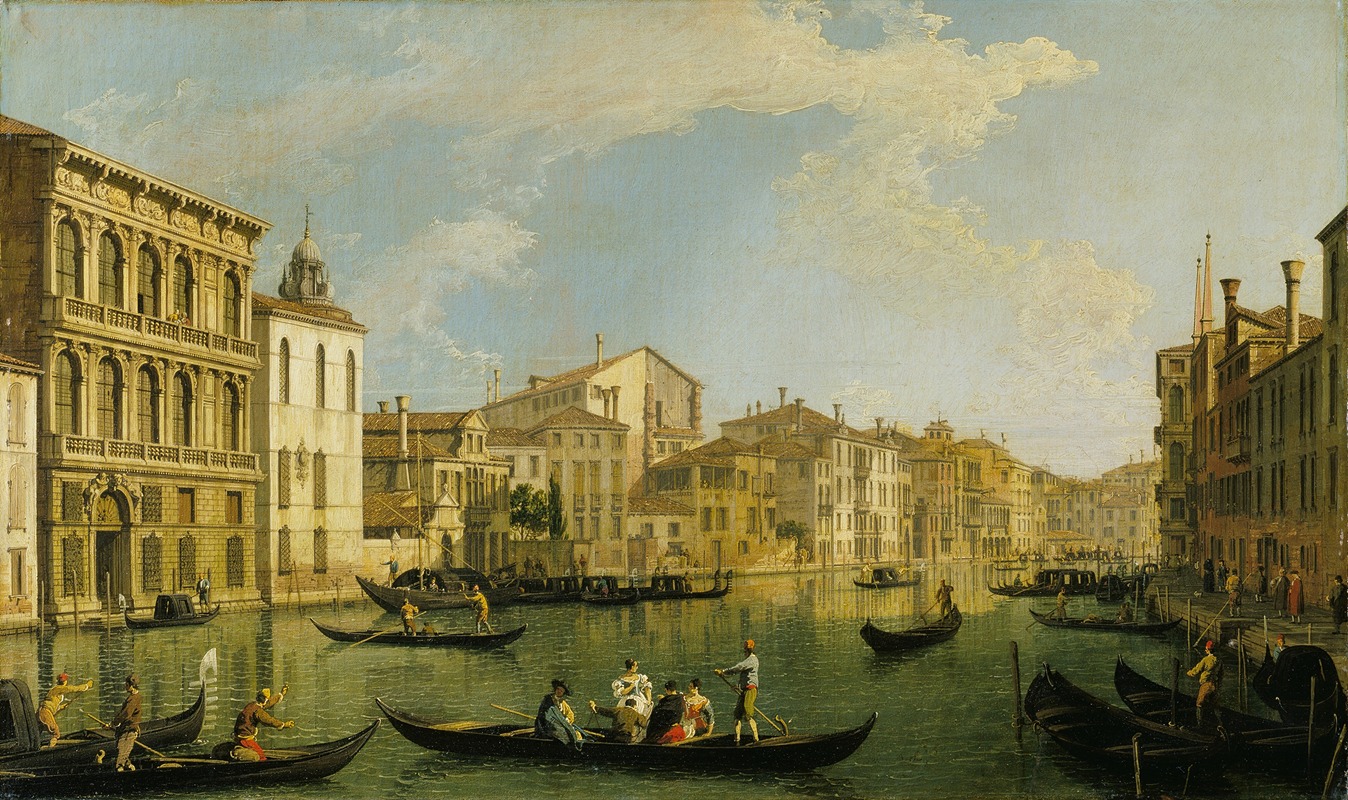 Canaletto - Venice, the Grand Canal from the Palazzo Flangini to San Marcuola
