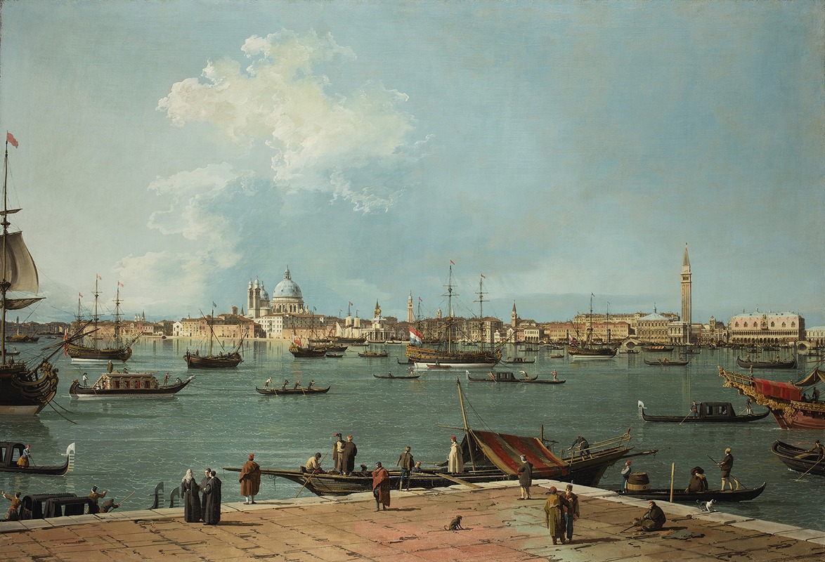 Canaletto - Venice, the Bacino di San Marco from San Giorgio Maggiore