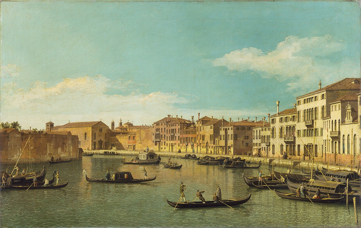 Canaletto - Venice, the Canale di Santa Chiara