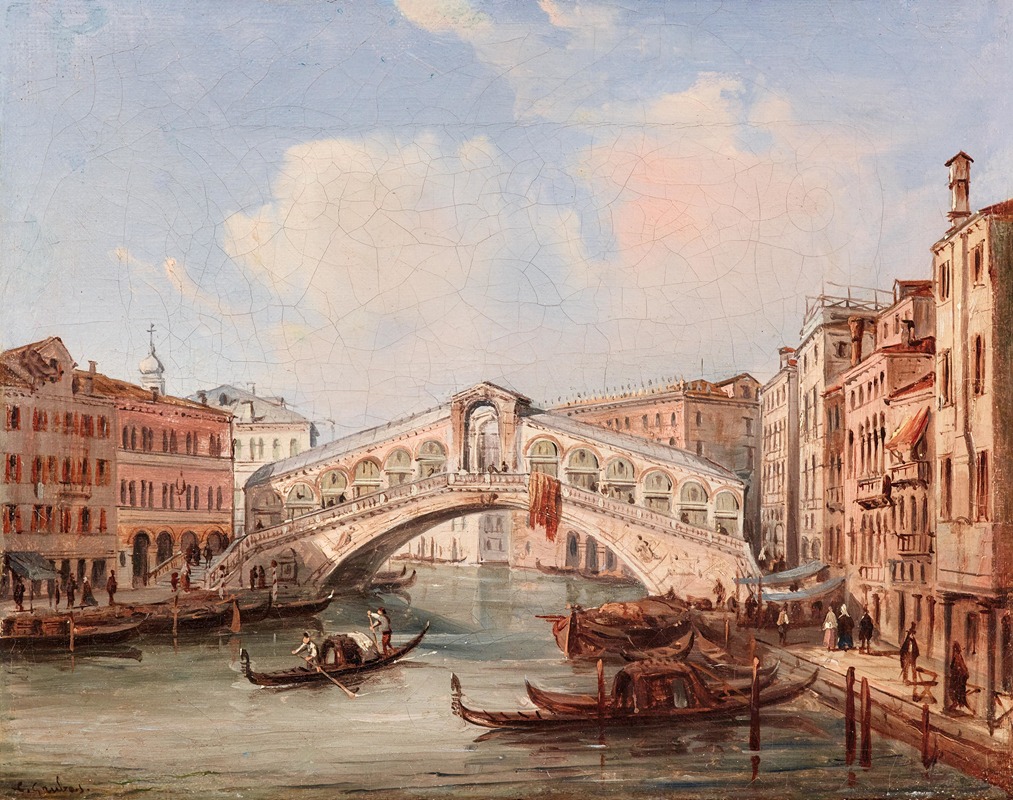 Carlo Grubacs - Venice, the Rialto Bridge