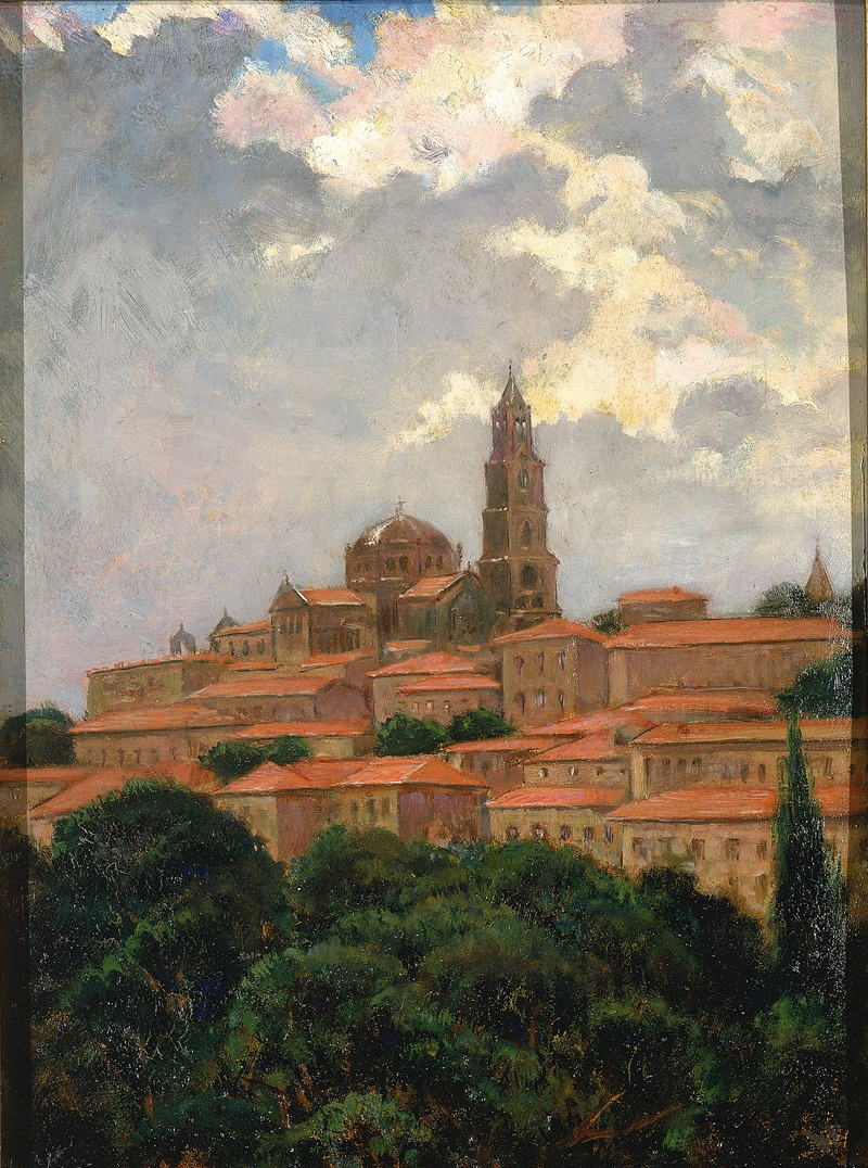 James Carroll Beckwith - Cathedral at le Puy