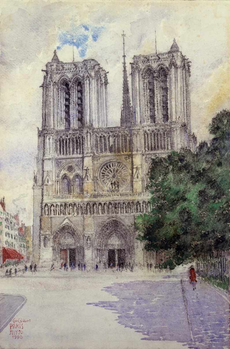 Cass Gilbert - Cathedral of Notre Dame, Paris