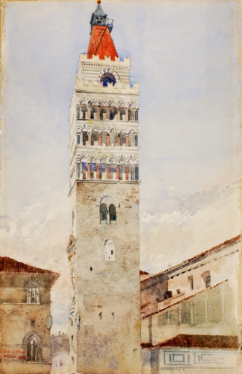 Cass Gilbert - Cathedral Tower, Pistoia, Italy