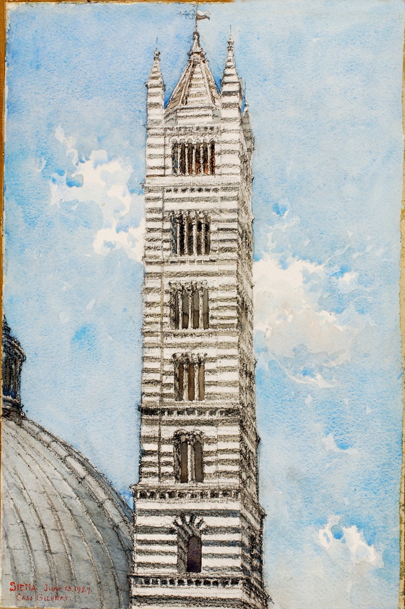 Cass Gilbert - Cathedral Tower, Siena