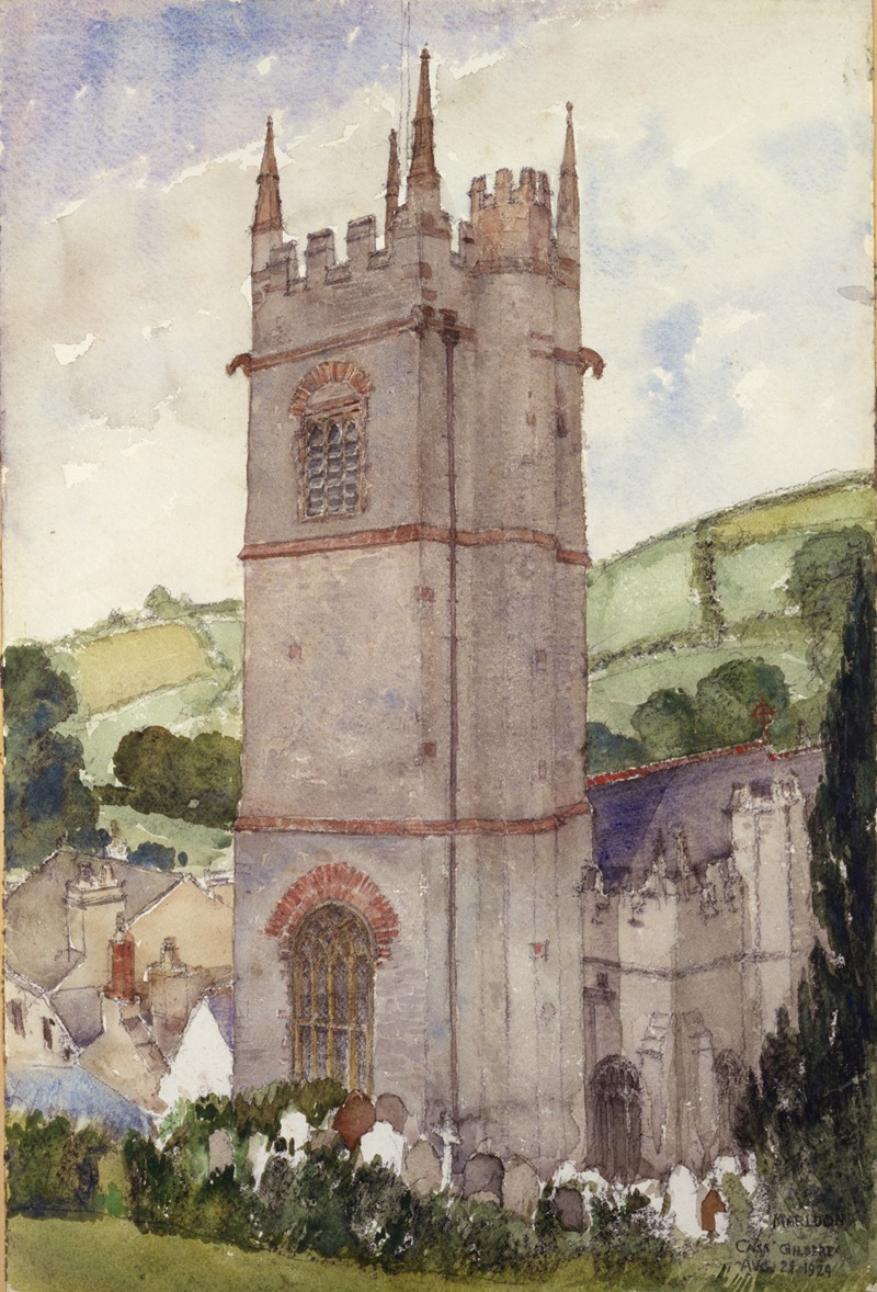 Cass Gilbert - Church Tower, Marldon