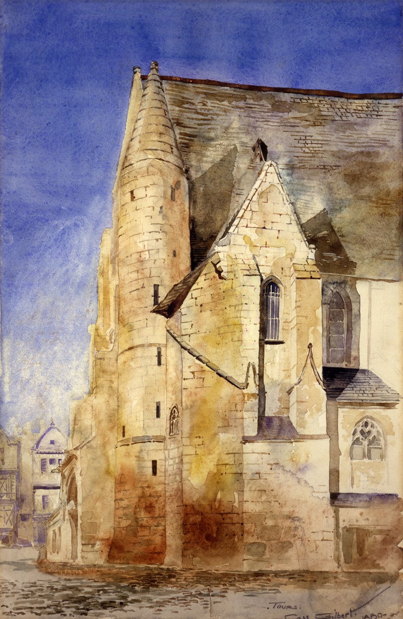 Cass Gilbert - Old Church, Tours, France