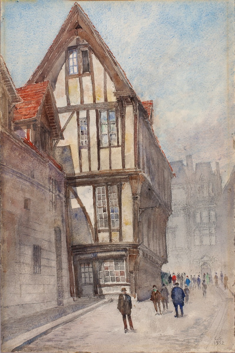 Cass Gilbert - Old House in Rouen