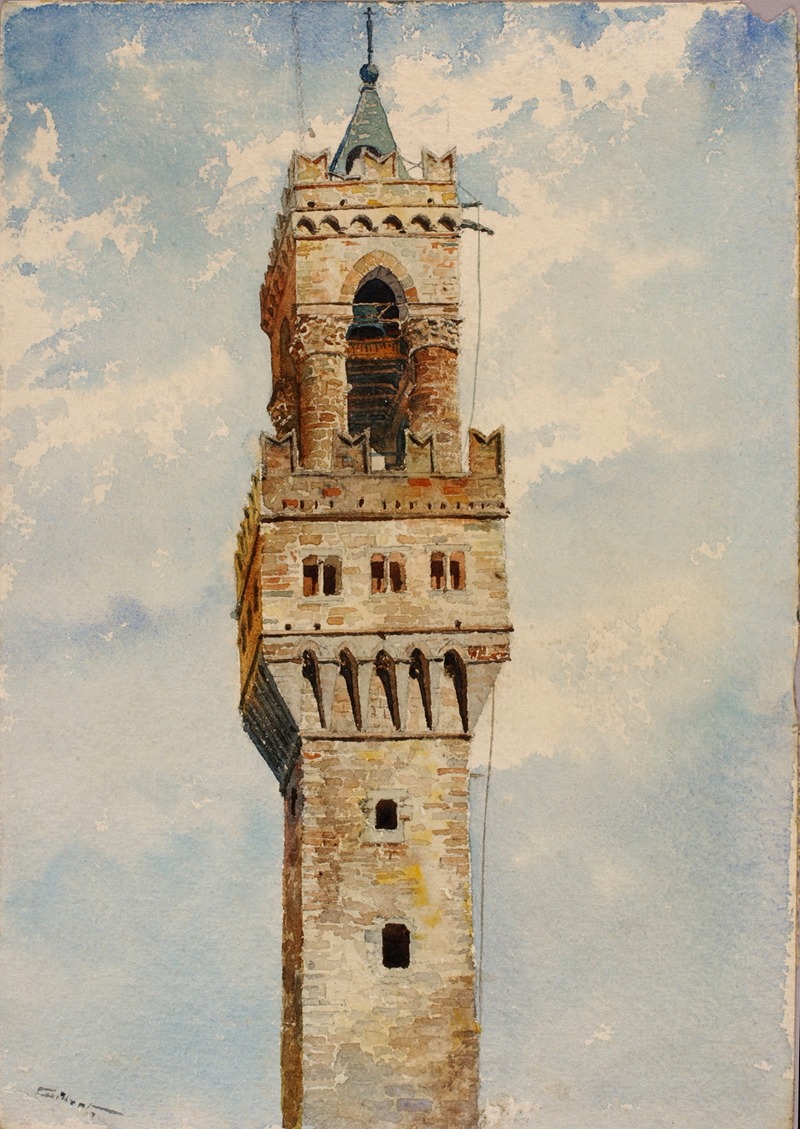 Cass Gilbert - Tower of Palazzo Vecchio, Florence, Italy