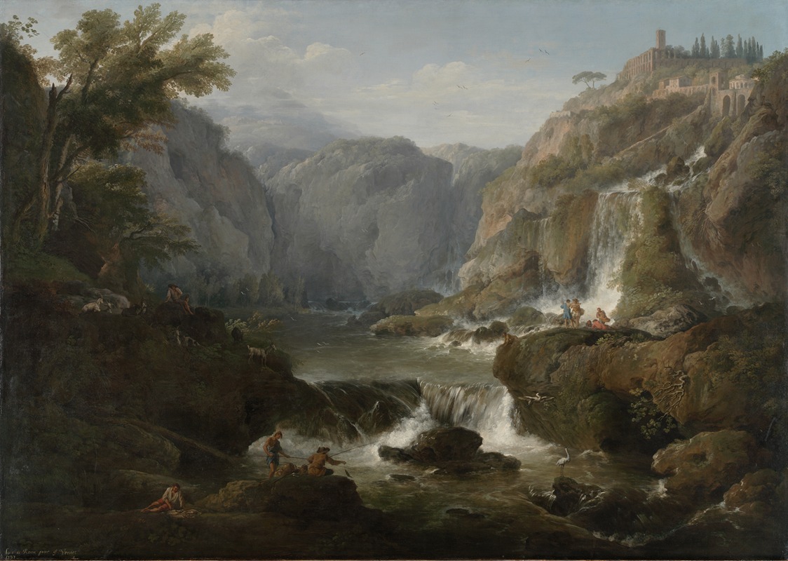 Claude-Joseph Vernet - The Waterfalls at Tivoli