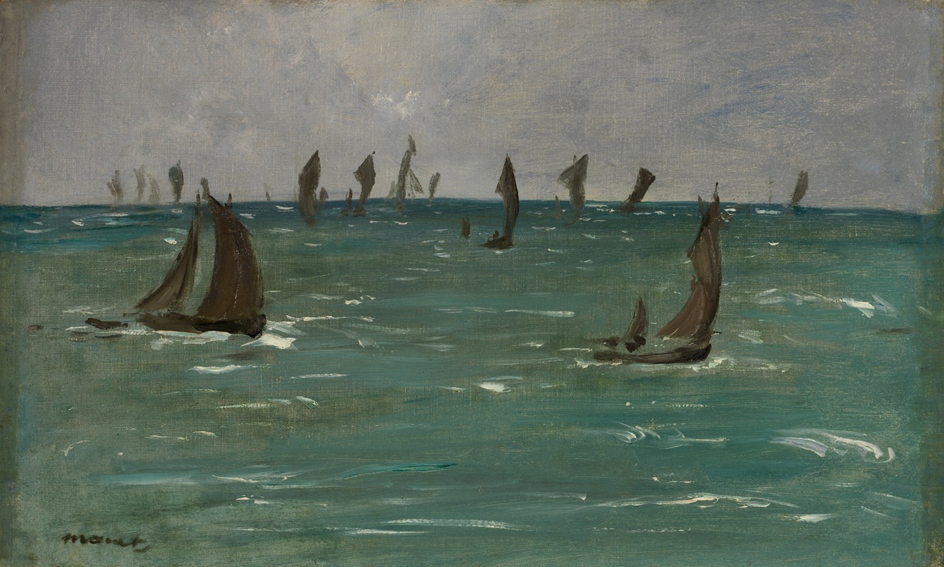 Édouard Manet - Boats at Berck-sur-Mer