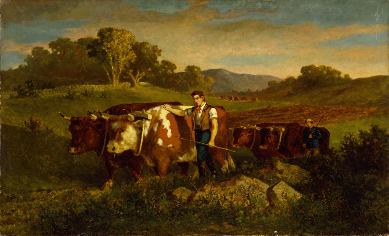 Edward Mitchell Bannister - Herdsmen with Cows