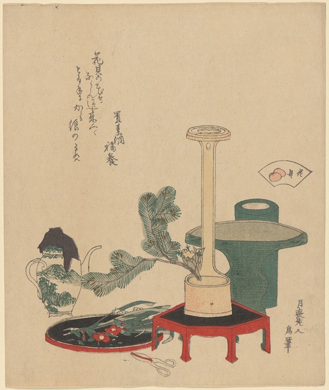 Katsushika Hokusai - Flower Arrangement