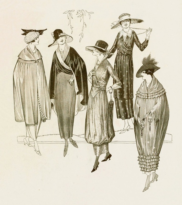 Anonymous - Capes accompany midsummer dresses