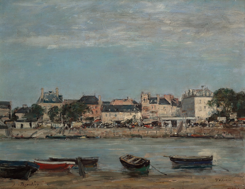 Eugène Boudin - The Port of Trouville