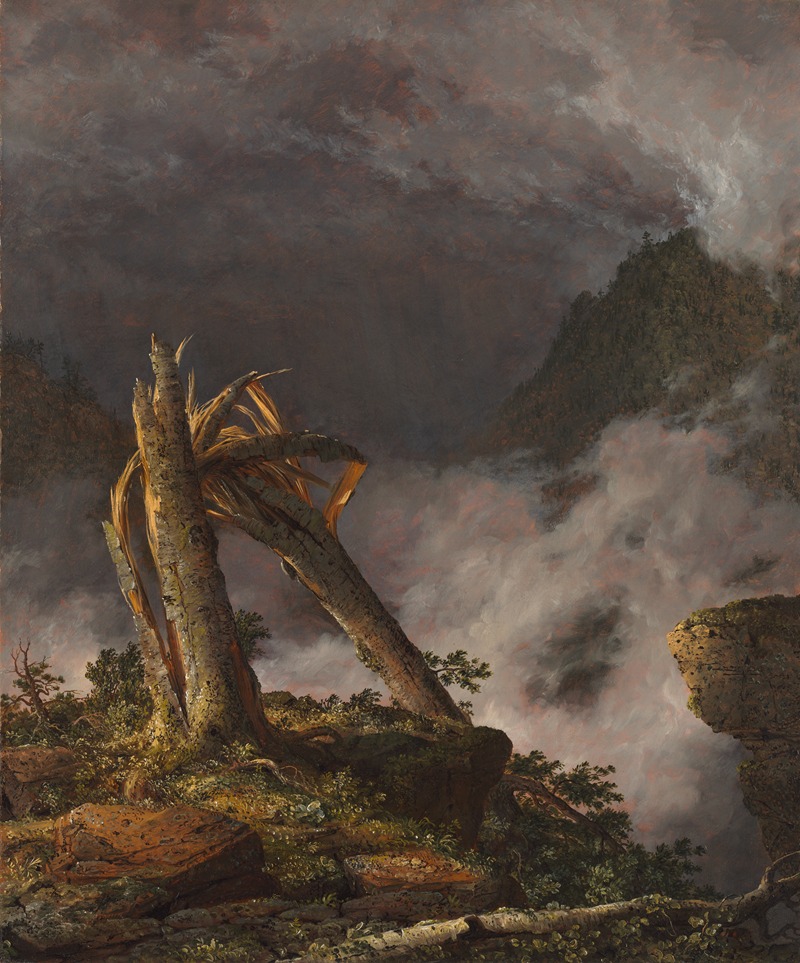 Frederic Edwin Church - Storm in the Mountains