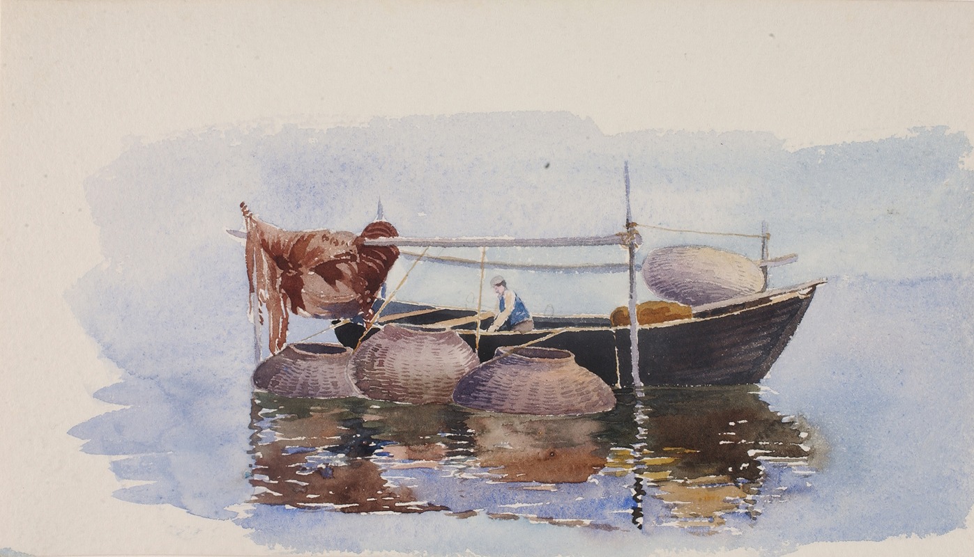 George Elbert Burr - Untitled–Fishing Boat