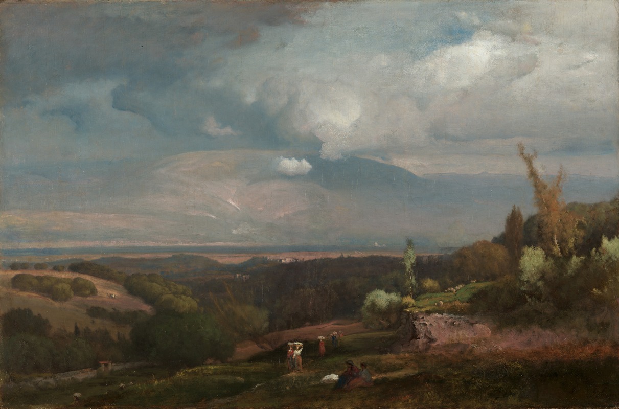 George Inness - Approaching Storm from the Alban Hills