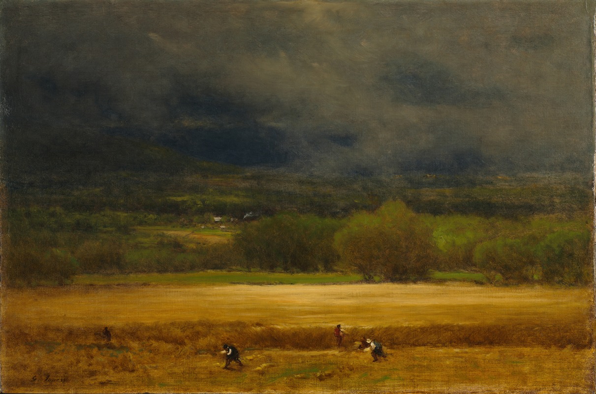 George Inness - The Wheat Field