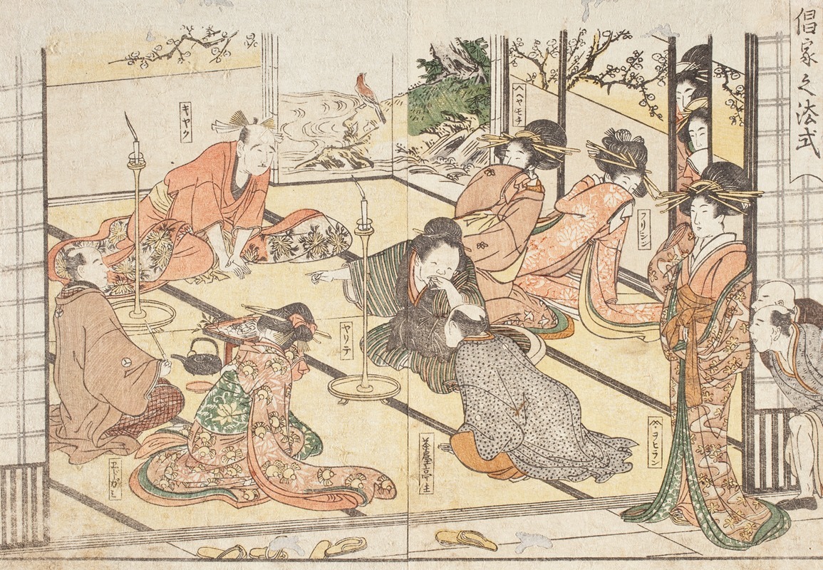 Kitagawa Utamaro - Rules of Conduct in the Pleasure Quarters