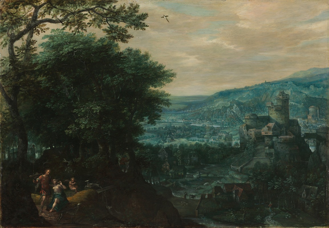 Gillis van Coninxloo - Landscape with Venus and Adonis