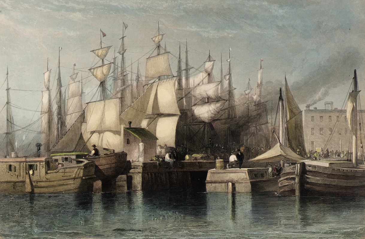 H. S. Beckwith - Wharf and Shipping, New York