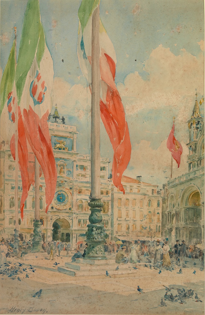 Henry Bacon - Piazza San Marco