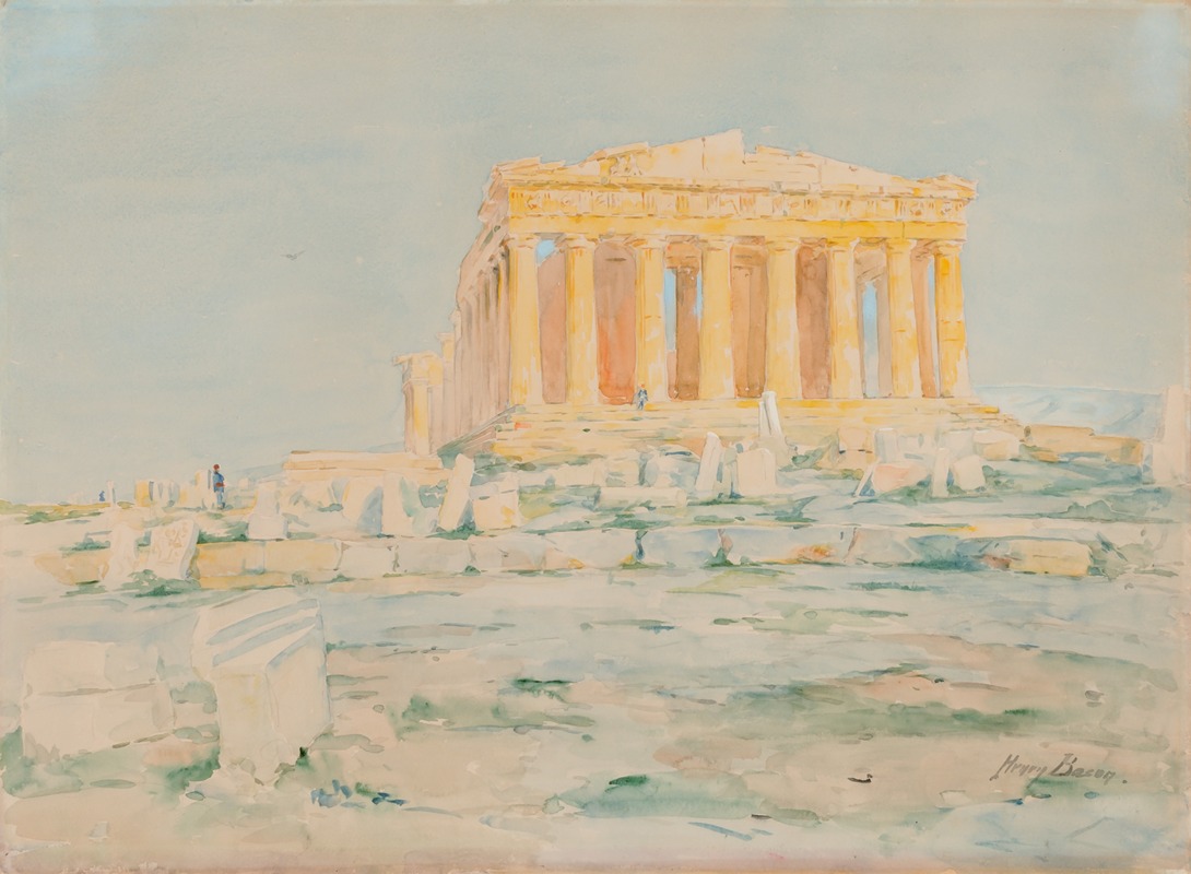 Henry Bacon - The Parthenon, West Façade