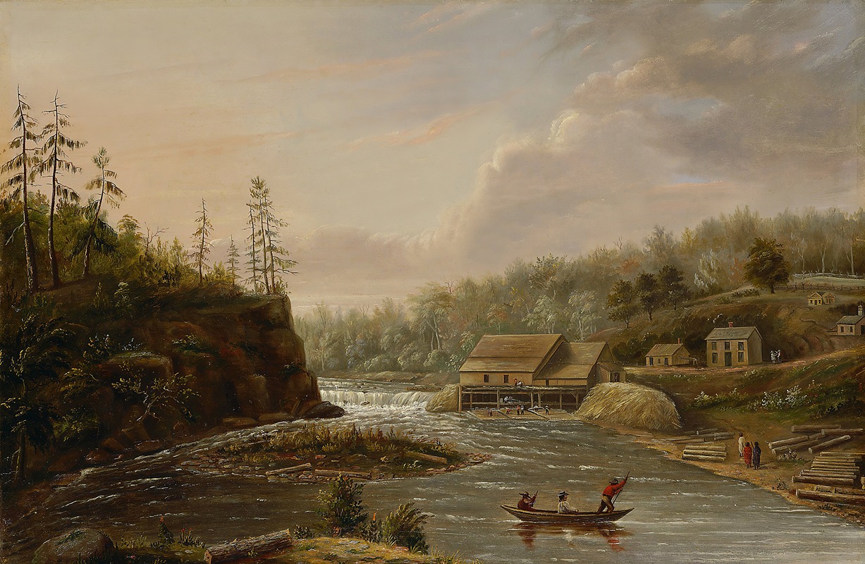 Henry Lewis - Cheever’s Mill on the St. Croix River