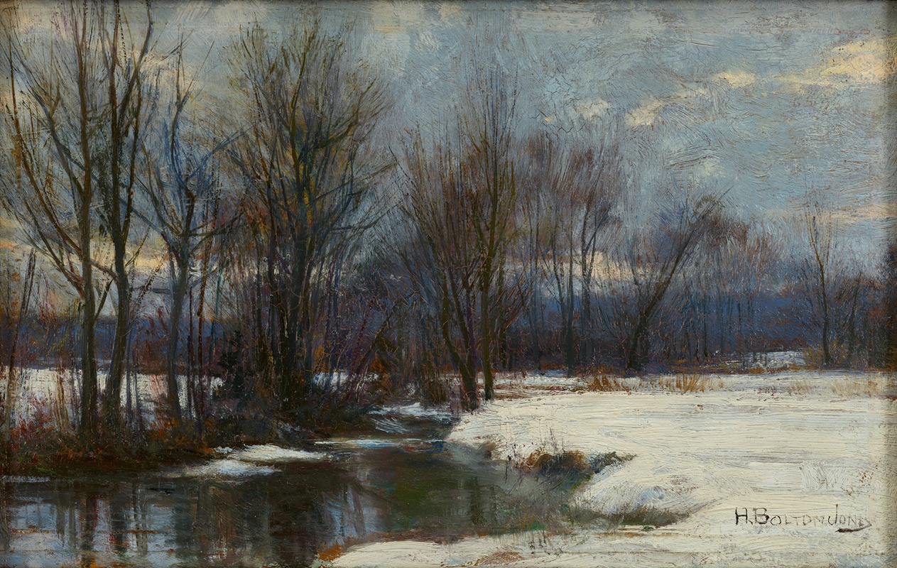 Hugh Bolton Jones - Winter Landscape