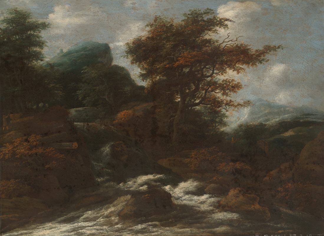 Jacob Salomonsz. van Ruysdael - Landscape with Waterfalls
