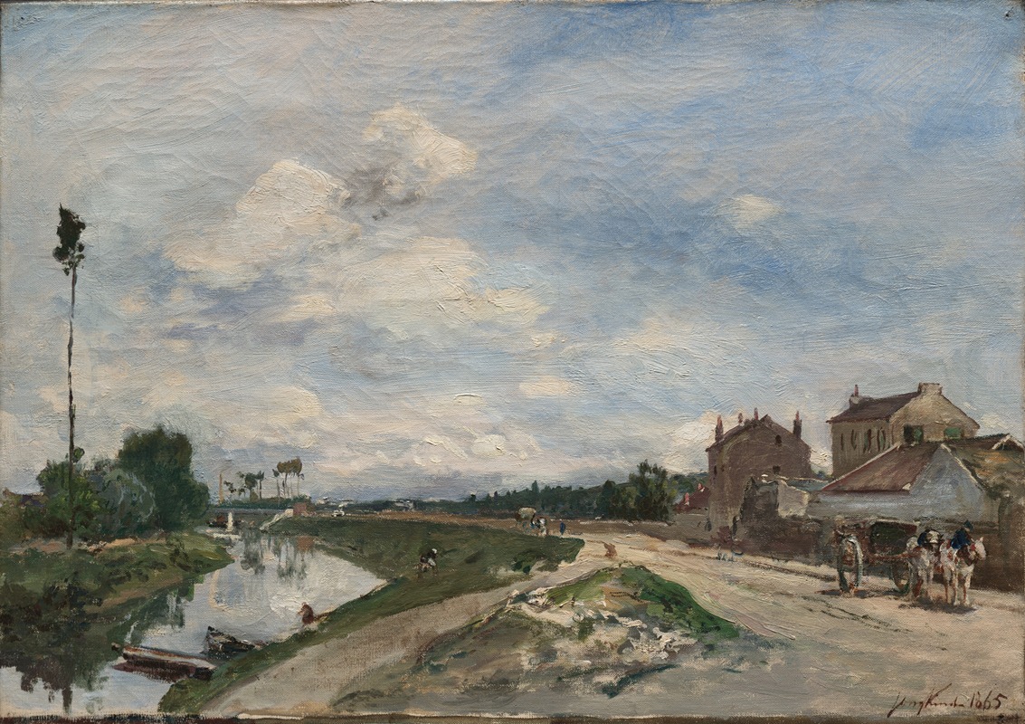 Johan Barthold Jongkind - The Seine at Bas-Meudon