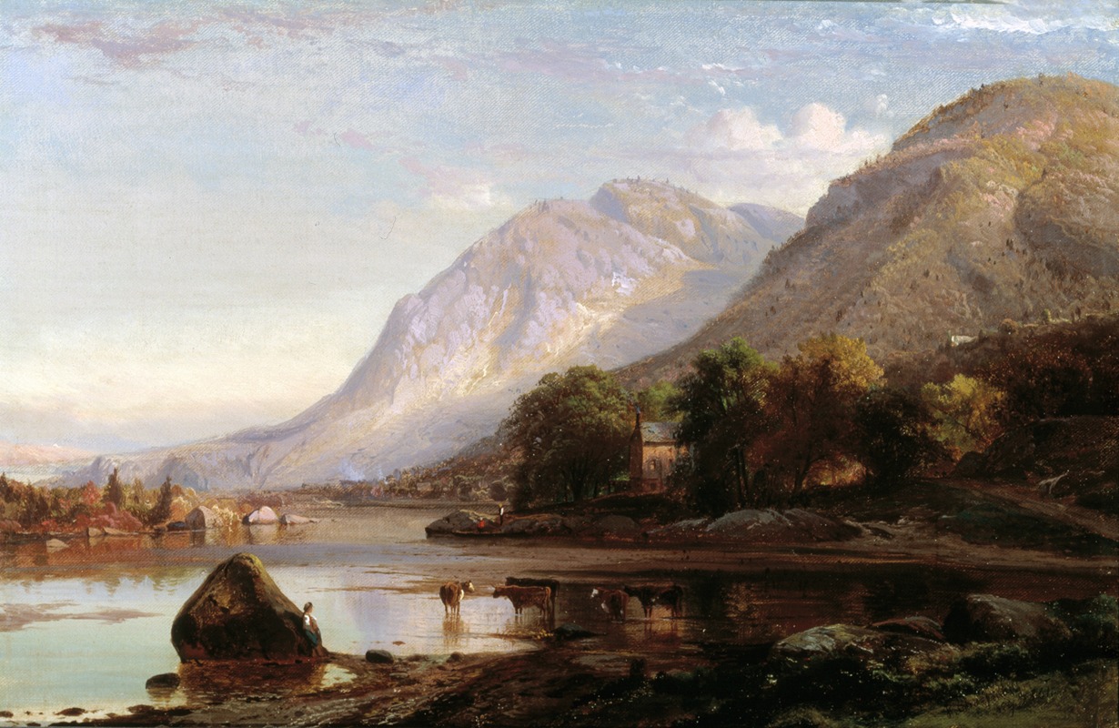 Johann Hermann Carmiencke - Hudson River at Cold Spring