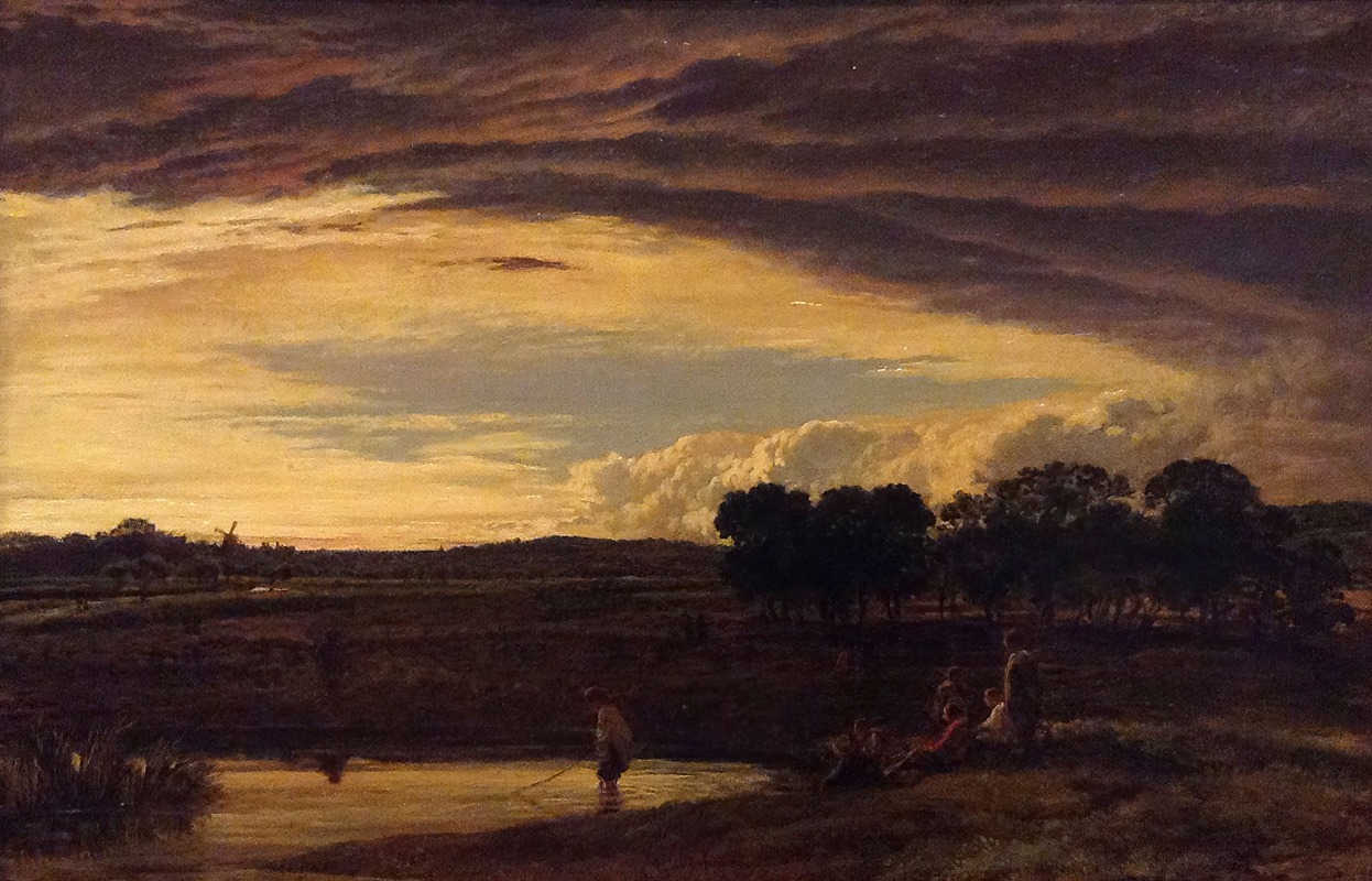 John Linnell - Evening, Storm Clearing Off